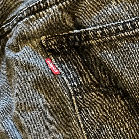 Black faded 501 Levi’s 36” x 30” - Picture 3 of 4